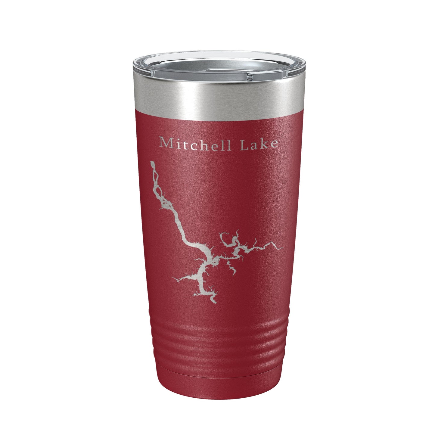Mitchell Lake Map Tumbler Travel Mug Insulated Laser Engraved Coffee Cup Alabama 20 oz-18