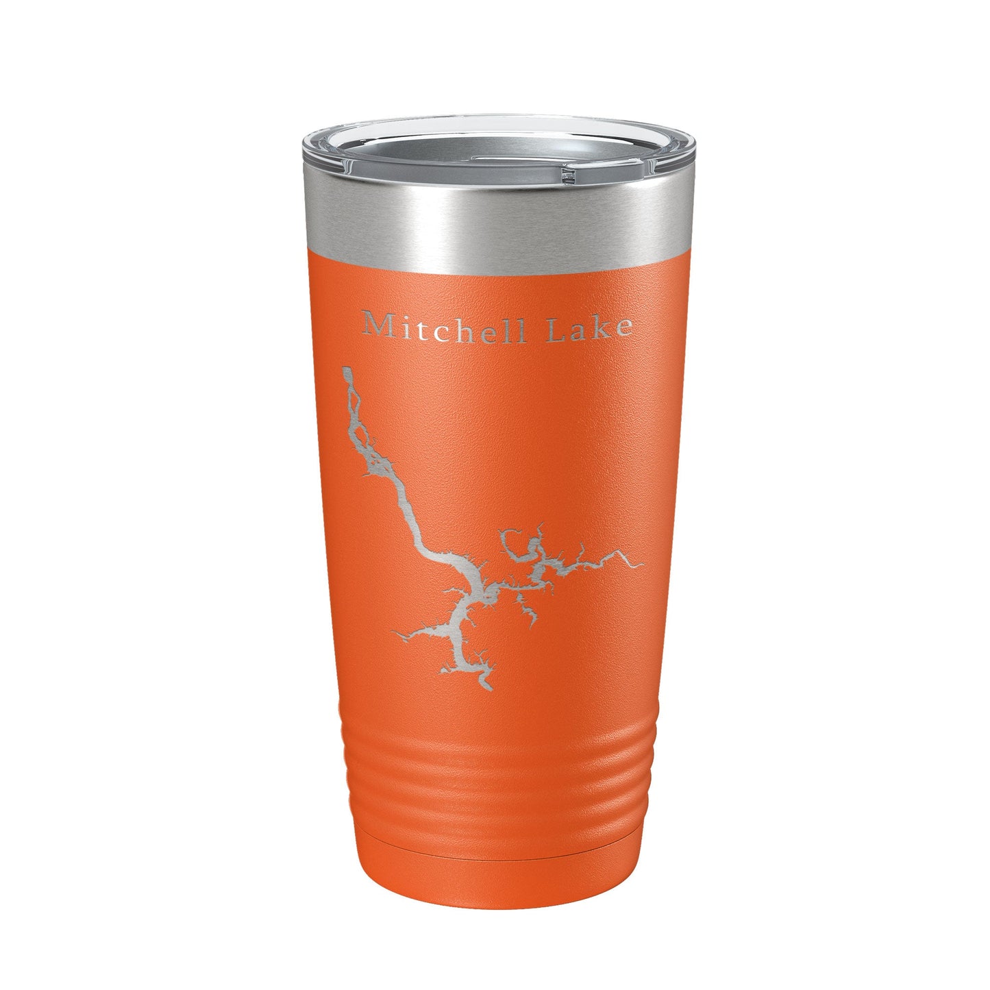 Mitchell Lake Map Tumbler Travel Mug Insulated Laser Engraved Coffee Cup Alabama 20 oz-17