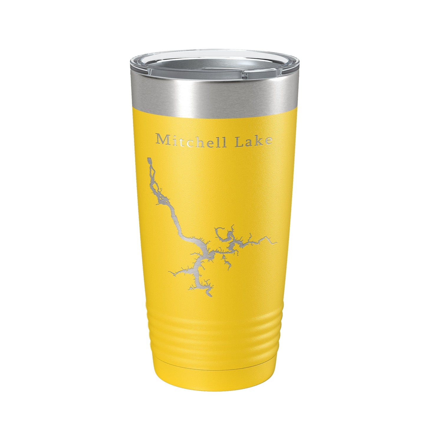 Mitchell Lake Map Tumbler Travel Mug Insulated Laser Engraved Coffee Cup Alabama 20 oz-19